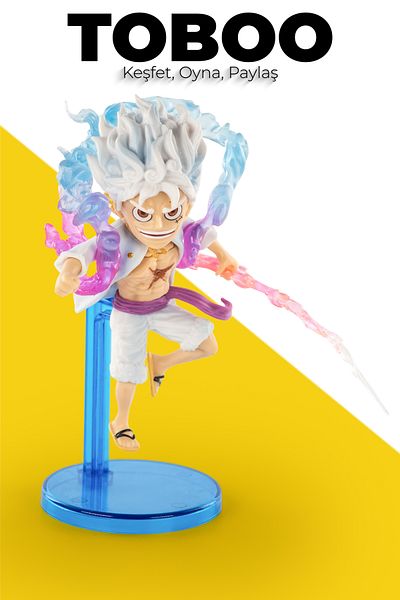shop Q Version One Piece Luffy Gear 5 Nika Form |   Sun God Luffy Collectible Action Figure 13cm