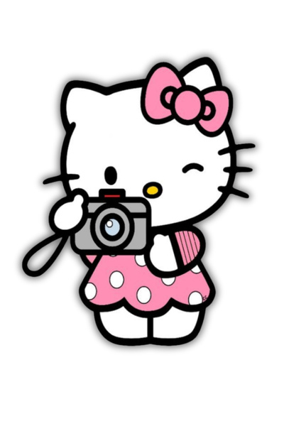 ERİSTAKI Hello Kitty Ahşap Buzdolabı Magneti – Buzdolabı süsü-Hediyelik Magnet 9