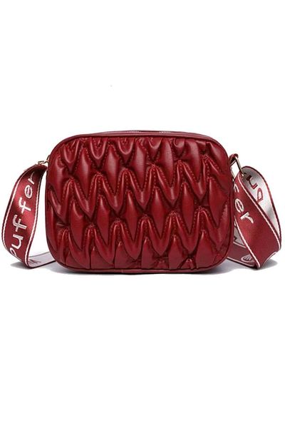 Geneic Shoulder bag with prominent quilted design, available in several colors