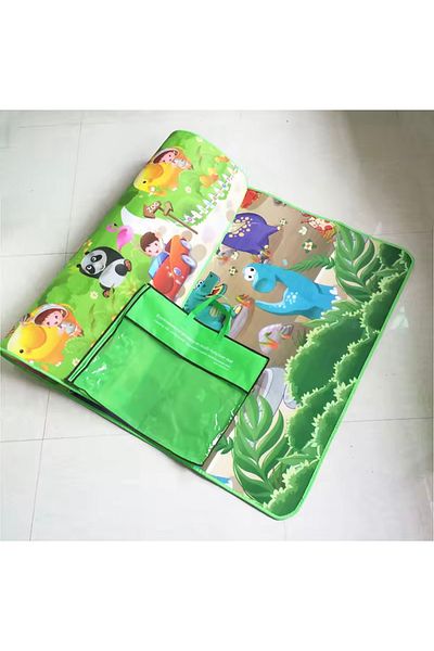 play Large and thick baby play and crawling mat with double-sided printing