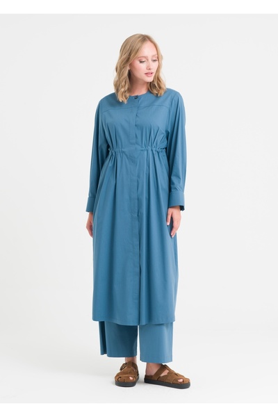 Armağan Drawstring Waist Crew Neck Tunic