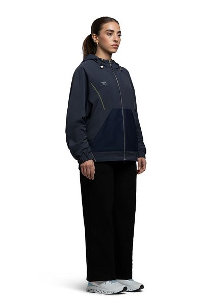 duneus Women's Zip-Up Hoodie - Dark Grey