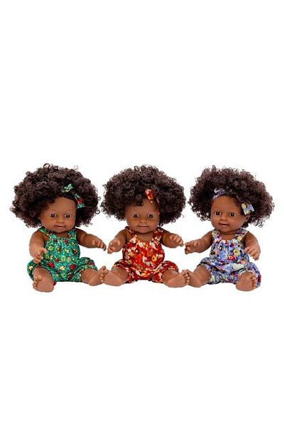 Generic African American Black Girl Dolls One Piece