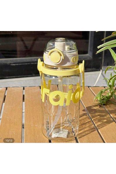 Defactos Bottle with portable straw perfect for summer and winter drinks, one piece