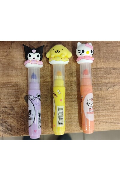 ada çanta kırtasiye 3 Pcs Sanrio Characters Highlighter Ad81567