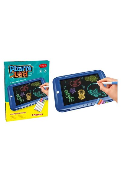 Toybox Children Education Learning Plastic Drawing Pad Luminous Light up Art Drawing Board