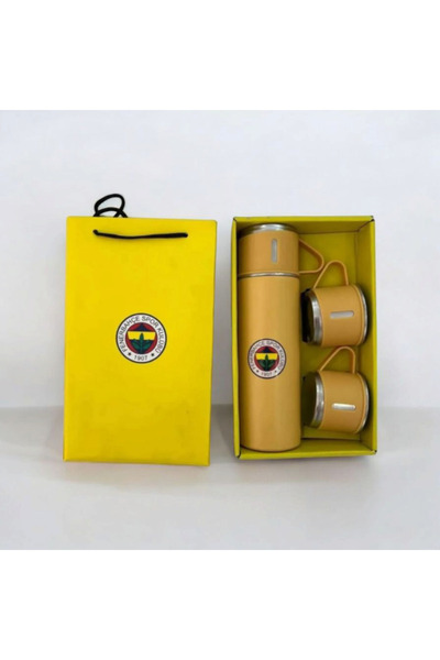 Store BAYRO TARAFTAR TERMOS 3 BARDAKLI 0.50 ml PASLANMAZ CELİK