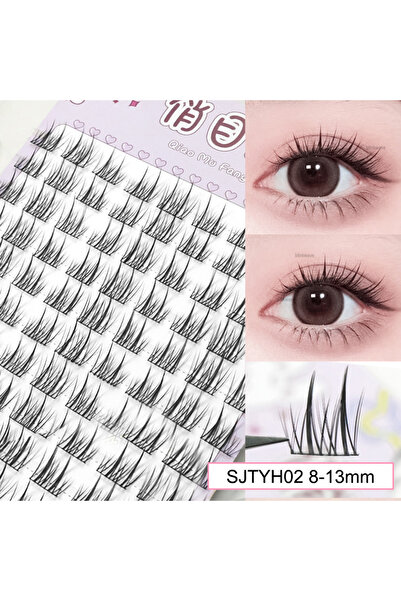 Choice4 C SJTYH02 رموش عباد الشمس البنية رموش صناعية طبيعية ناعمة ذات سعة كبيرة رموش أنمي