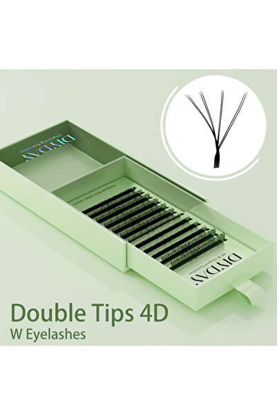 Choice50 8-14 مزيج 0.07 مم D أطراف مزدوجة 4D LASH DIYDAY W تمديدات الرموش الجاهزة 3d 4d 5d 6d 7d 8d الحد الأدنى