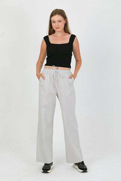 TANISA Rovira Yarn Detail Gabardine Trousers Tns-4157