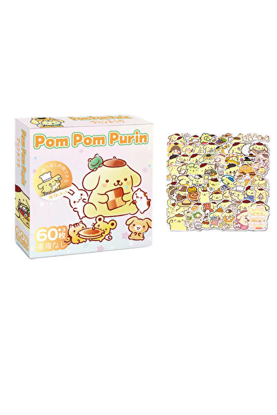 Choice7 60Pcs Pompompurin 60Pcs Sanrio Hello Kitty Kuromi Cinnamoroll Pochacc...