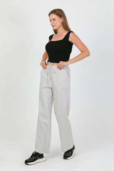 TANISA Rovira Yarn Detail Gabardine Trousers Tns-4157