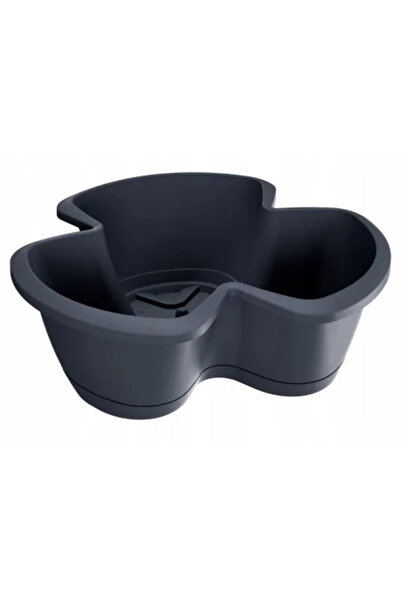 Prosperplast Διακοσμητικές γλάστρες, ανθρακί, 28,1 L, σετ 3 τεμαχίων, 47 x 40,5 cm, Respana Trio