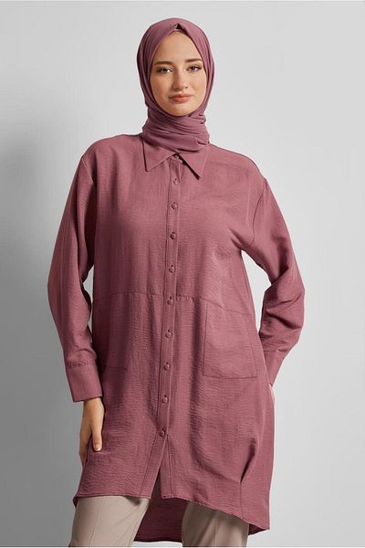 Alvina Shirt Collar Tunic 45325
