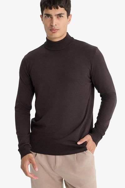 DeFacto Regular Fit Turtleneck Premium Knitwear Sweater A5282Ax25Au