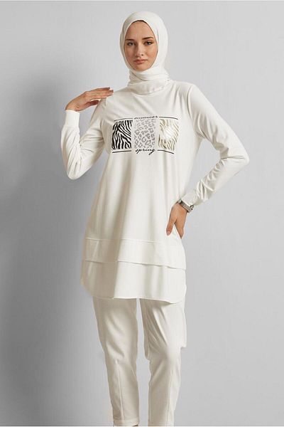 Alvina Printed Tracksuit Tunic 45691