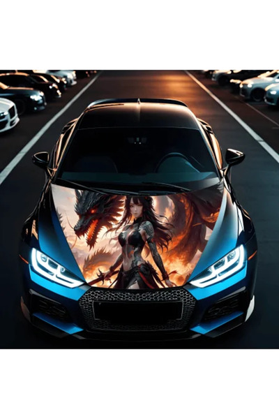 Avex Folie Capota Auto "Hood Art" rezistenta la exterior, marime L (180 x 130 cm)