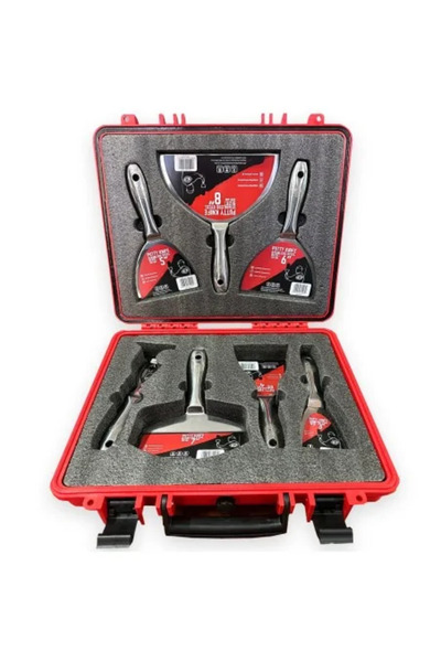 olejnik Spatule profesionale din oțel inoxidabil, set de 5 piese cu răzuitor,...