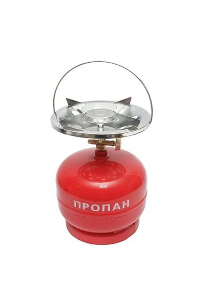 Breckner Germany Portable Camping Stove with One Burner and Gas Cylinder, 2 kg