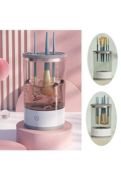 COOYA منظف كهربائي لفرش المكياج، مع قابس USB، سهل وسريع الاستخدام، محرك عالي السرعة