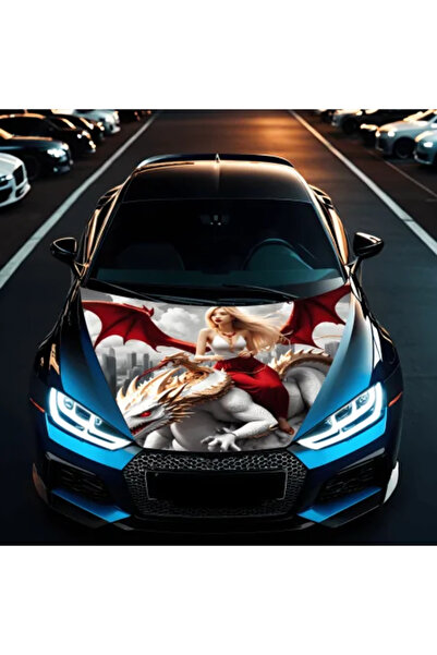 Avex Folie Capota Auto 'Hood Art' rezistenta la exterior, marime S (150 x 110...