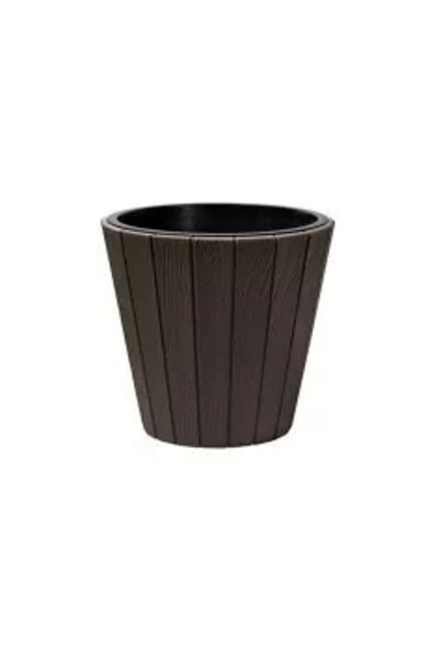 Prosperplast Decorative Pot, Prosperplast, Rato Round, Round, Brown, 25.6 x 21.9 cm