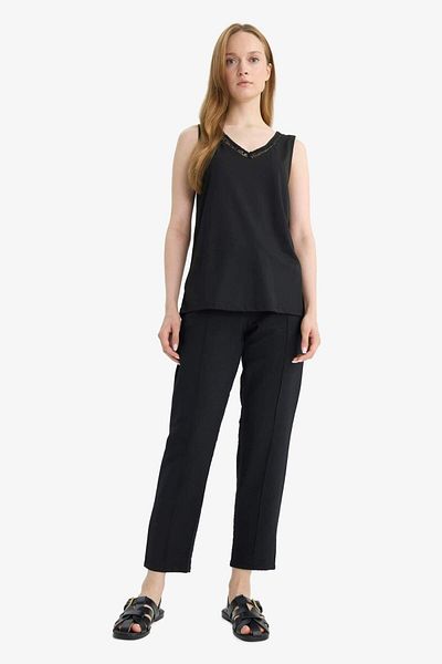 DeFacto Regular Fit Straight Leg Aerobin Trousers F1974Ax25Au