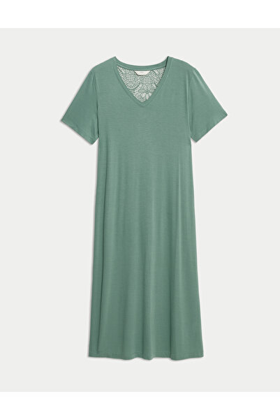 Marks & Spencer Dantel Detaylı Gecelik