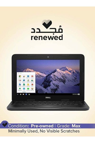 Dell Chromebook 3180 11.6-inch Intel Celeron 3rd Gen 4 GB 16 GB Black Chromebook