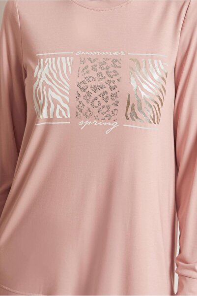 Alvina BASKILI EŞOFMAN TUNİK 45691