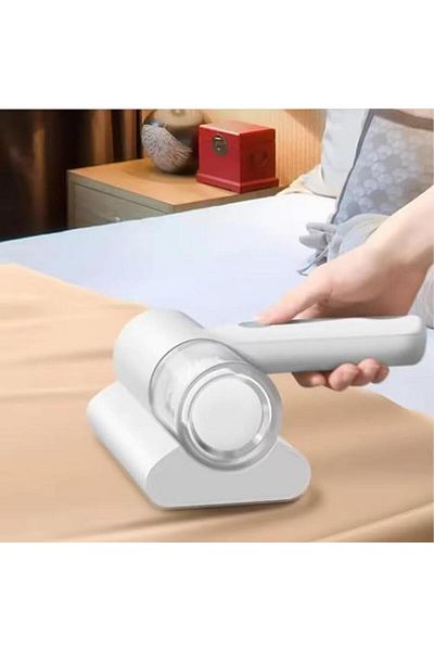 Tradeo Handheld UV Bed Vacuum – 10Kpa Suction, Low Noise, Mattress & Sofa Cleaner w/ Bactericidal Lamp