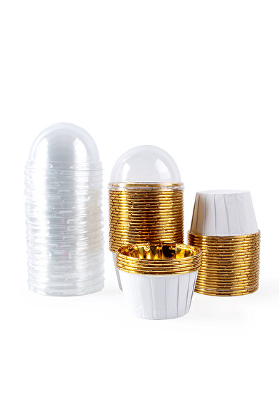 Choice6 50 قطعة من الطراز C 25/50 قطعة من أكواب الكب كيك المصنوعة من رقائق ال...