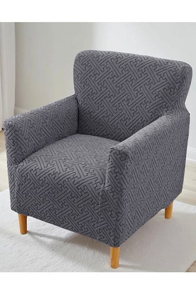 intil Seat Cover Armchair Cover Single Person Armchair Key Pattern Elastic Washable 1 Pc Sofa Cover