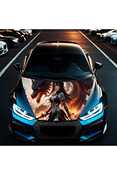 Avex Fólia na kapotu auta Hood Art, odolná do exteriéru, veľkosť S (150 x 110...