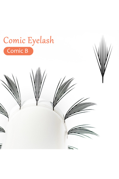 Choice1 10-14 مزيج 0.05 مم D B رموش صناعية من صنع DIYDAY رموش صناعية من تصميم Comic Spire رموش صناعية جاهزة من تصميم Manga