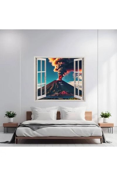 Avex Printed Color Foil for Wall Decoration, Size 125 x 110 cm, Model: VIEW TO HAVEN 11