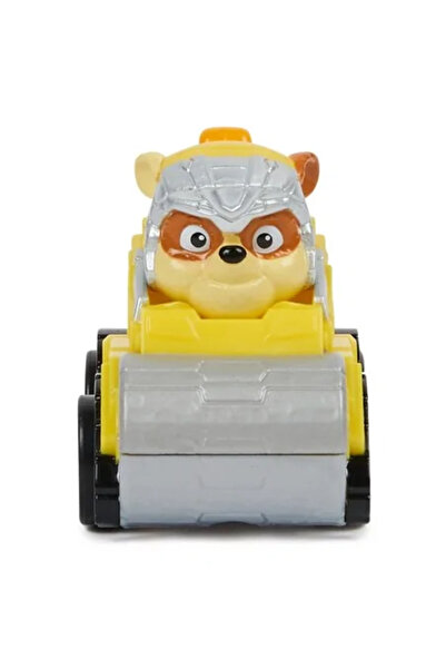 PAW PATROL PATRULA CATELUSILOR PUP SQUAD RACERS VEHICUL METALIC RUBBLE SCARA 1:55
