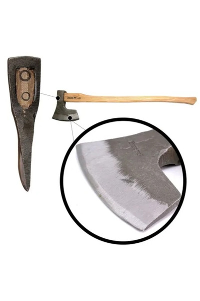 Strend Pro Axe, wooden handle, forged blade, 1.25 kg, 17 x 70 cm, Sandblaster, Strend Pro