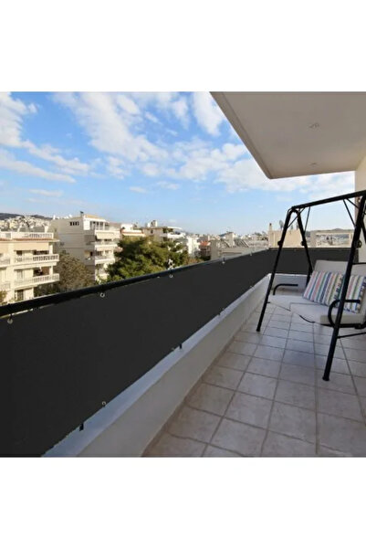 Artool Zástěna na ochranu soukromí na balkon, terasu, plot, odolná vůči UV záření, 800 g/m2, hnědá, černá, 3 x 0,9 m