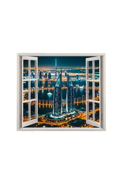 Avex Printed color film for decorating walls, size 125 x 110 cm, model: VIEW TO HAVEN 04