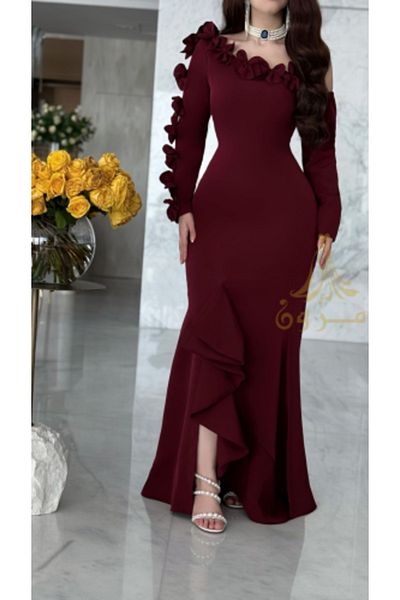 MEZON FASHION Damask Rose Dress