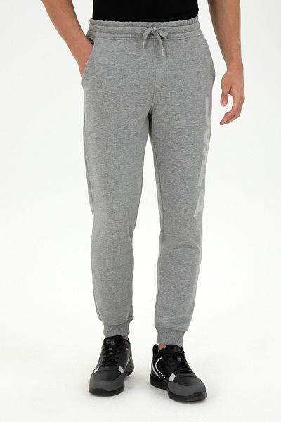 U.S. Polo Assn. Men's Grey Sweatpants With USPA Logo