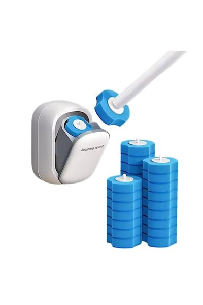 OmniDC Perie WC cu Rezerve de Unica Folosinta, Deschidere si Inchidere Automata, Montat pe Perete, Design M