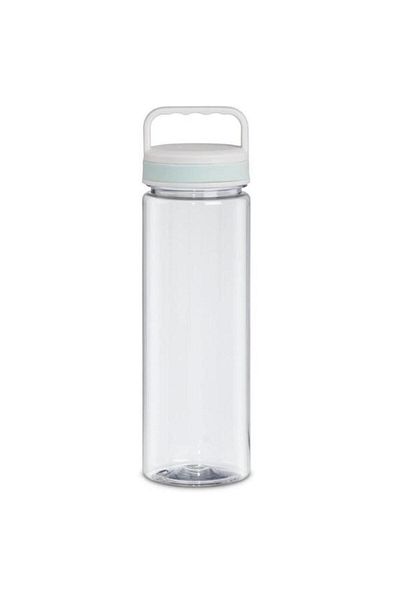 Xavax Water Bottle 181592, 900ml, Leak-proof, Handle, Screw Cap (Transparent)