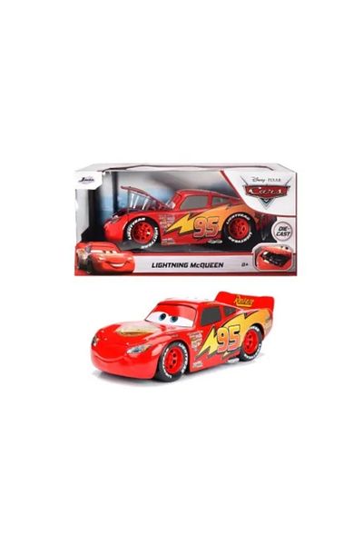 JollyMag JADA METAL CAR LIGHTNING MCQUEEN SCALE 1:24
