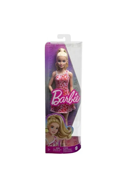 JollyMag Păpușa Barbie Fashionistas - Blondă cu Coadă de Cal și Rochie Florală