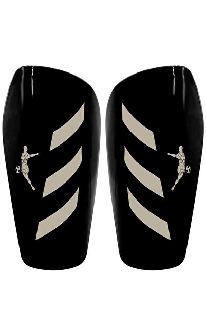 HALL BREATHE Çocuk ve yetişkinler için siyah futbol tekmeliği, koruyucu ve ko...