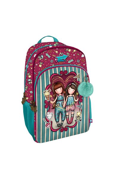 Gorjuss School Bag Fireworks Maroon 29 x 45 x 17 cm