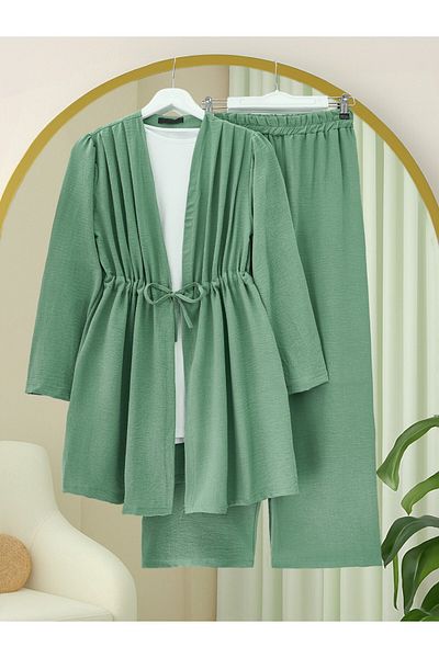 Modamorfo Tunnel Lace-Up Ayrobin Kimono Suit -Çağla Y.