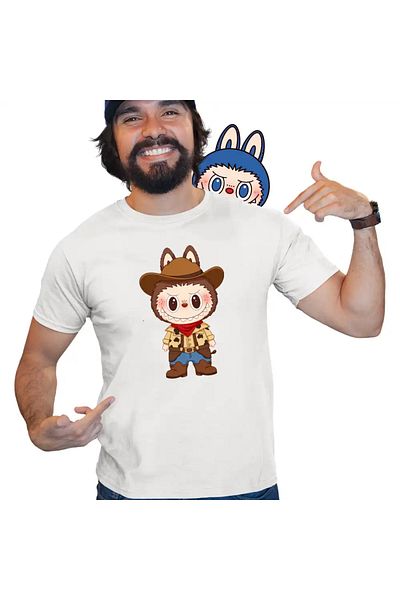 OEM Men's T-shirt Labubu Cowboy